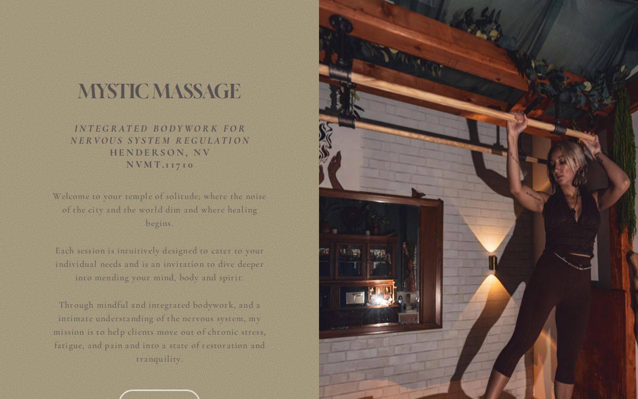 Mystic Massage cover